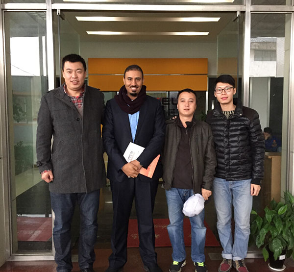 漢高機械不銹鋼焊管機，內(nèi)整平機，光亮退火設(shè)備意向客戶來訪